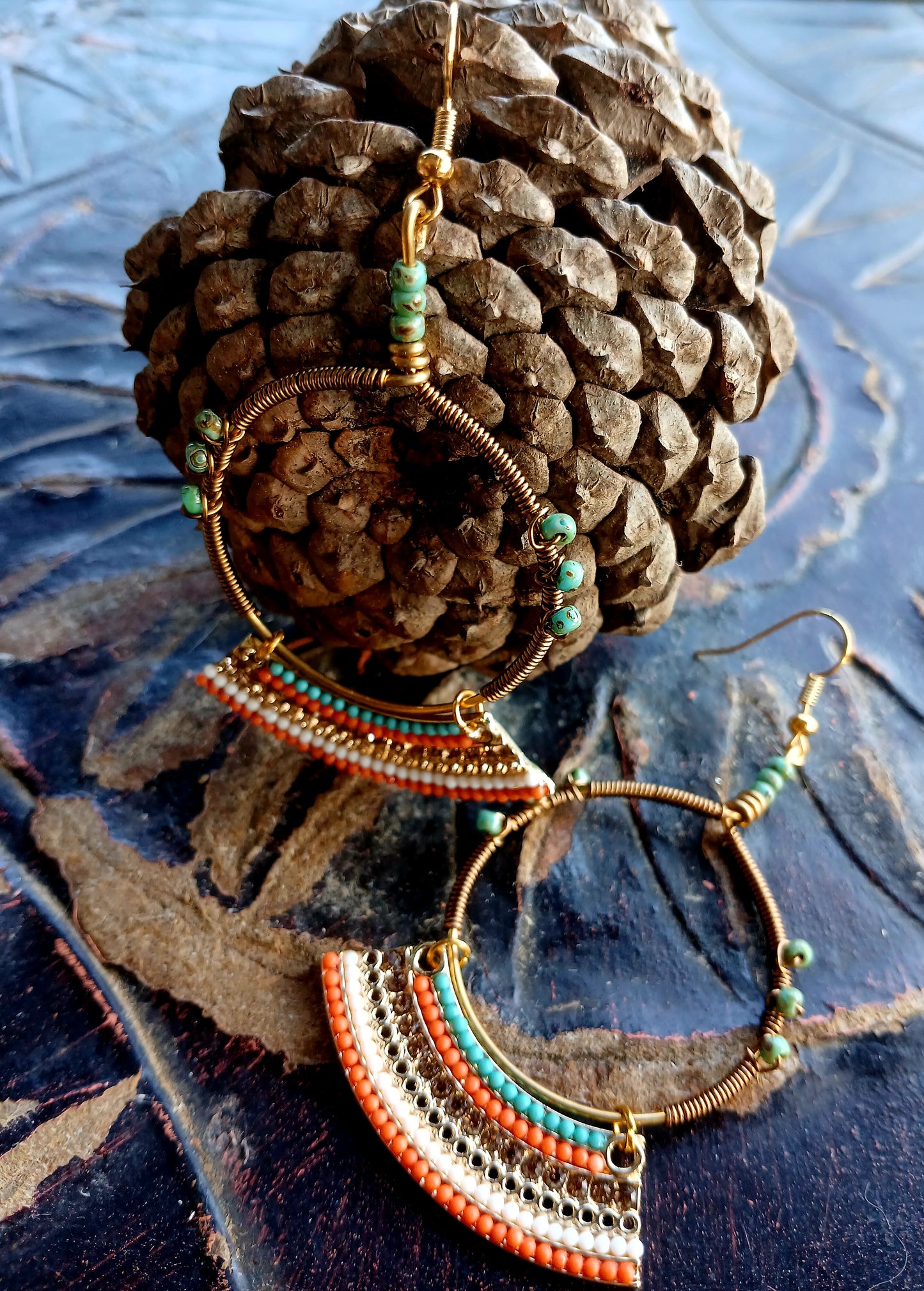 Afro Boho Earrings-A fusion