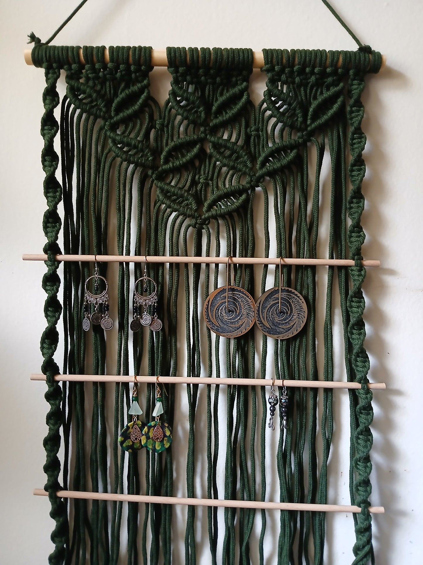 Macrame Jewelry Organizer