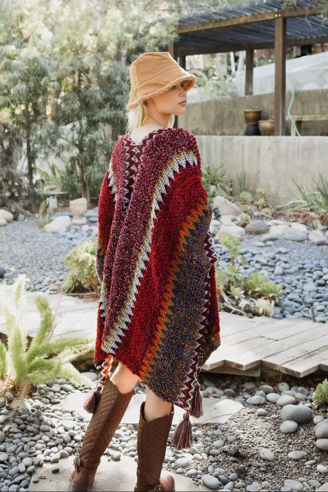 Knitted Poncho