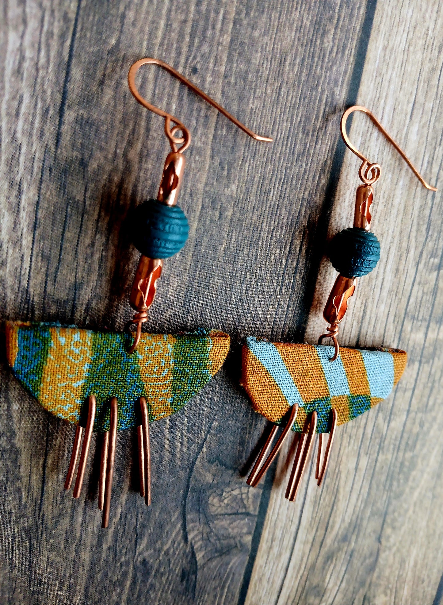 Fabric Earrings