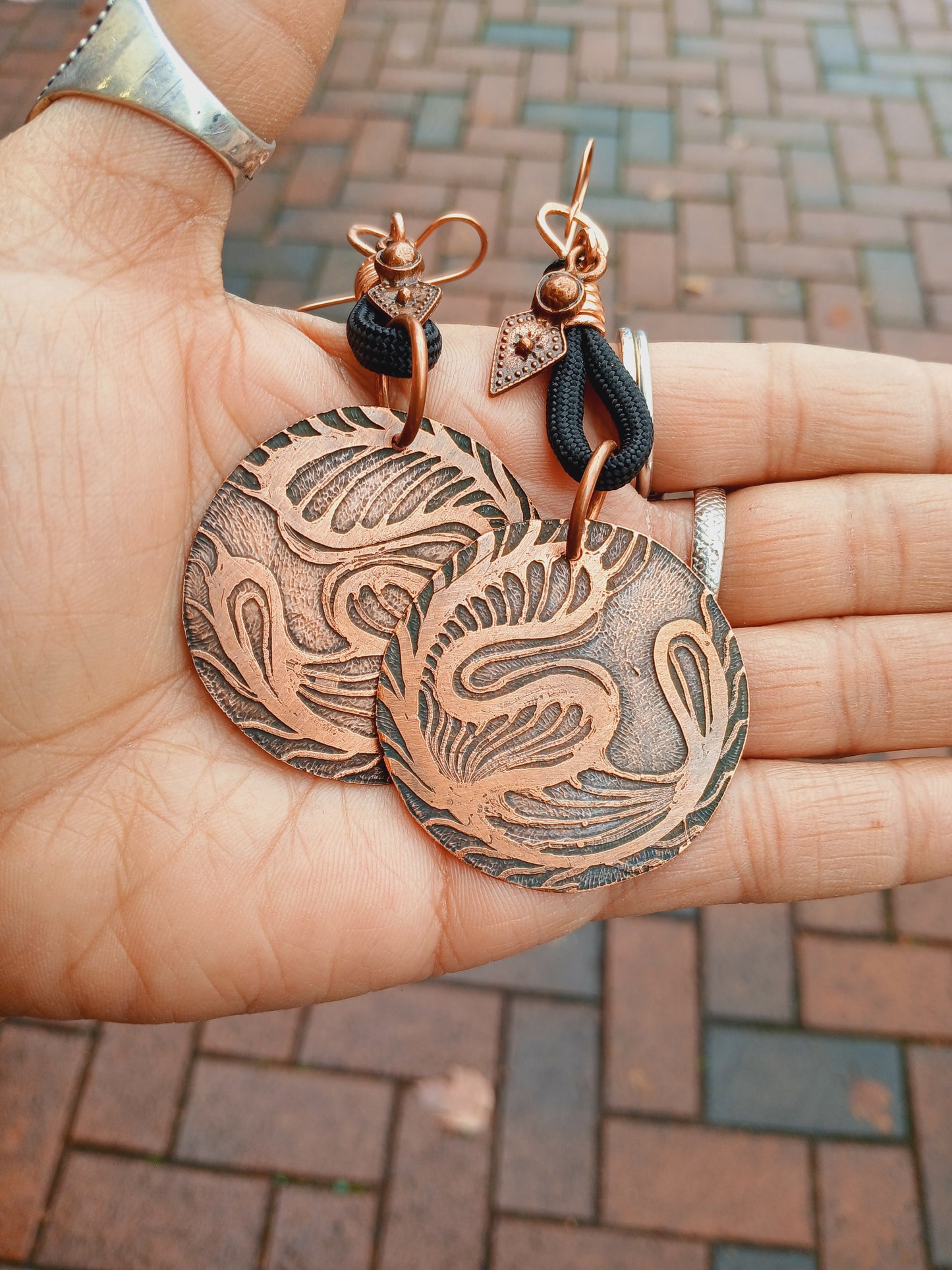 Copper Necklace & Earring Set