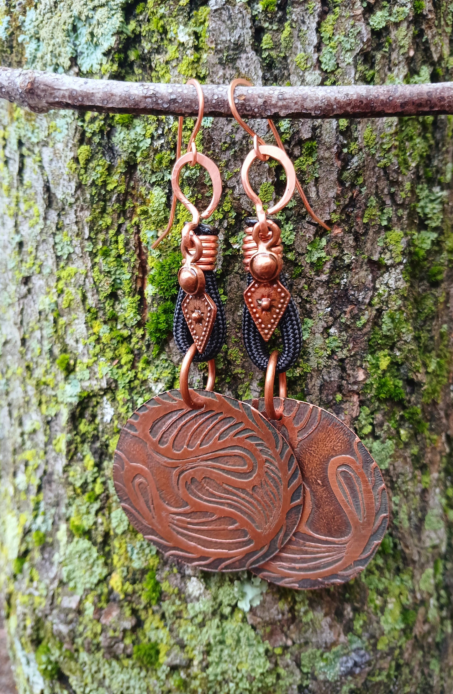 Copper Necklace & Earring Set