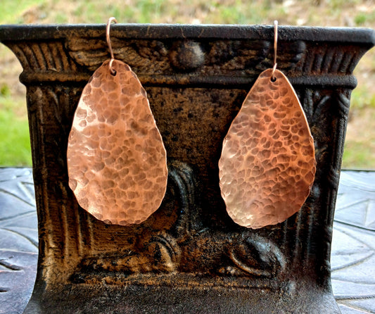 Copper Earrings (Torch scale)