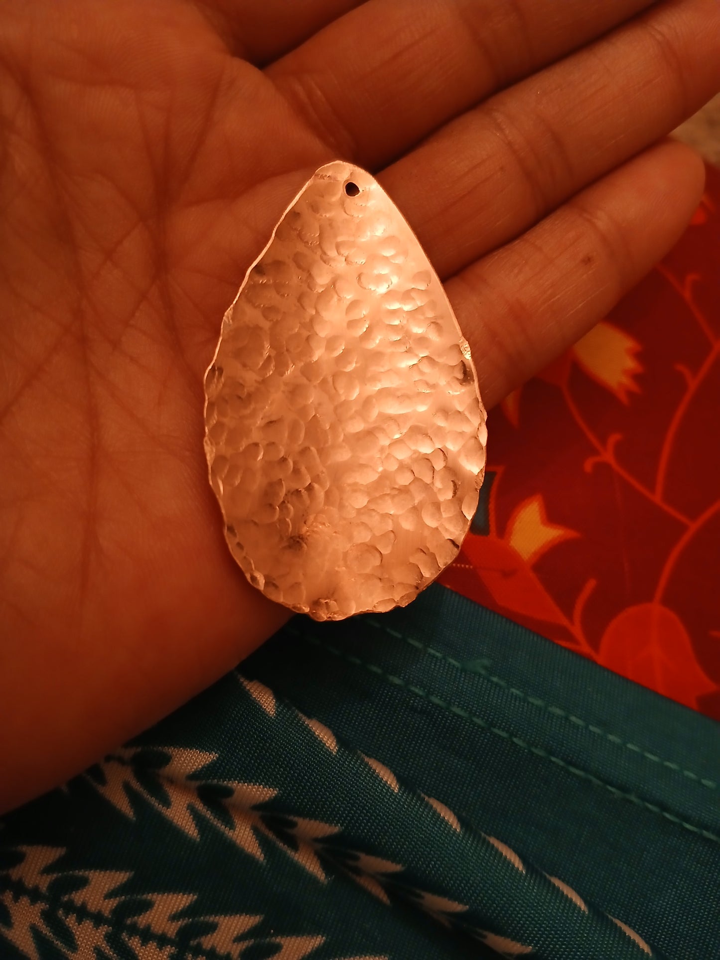 Copper Earrings (Torch scale)