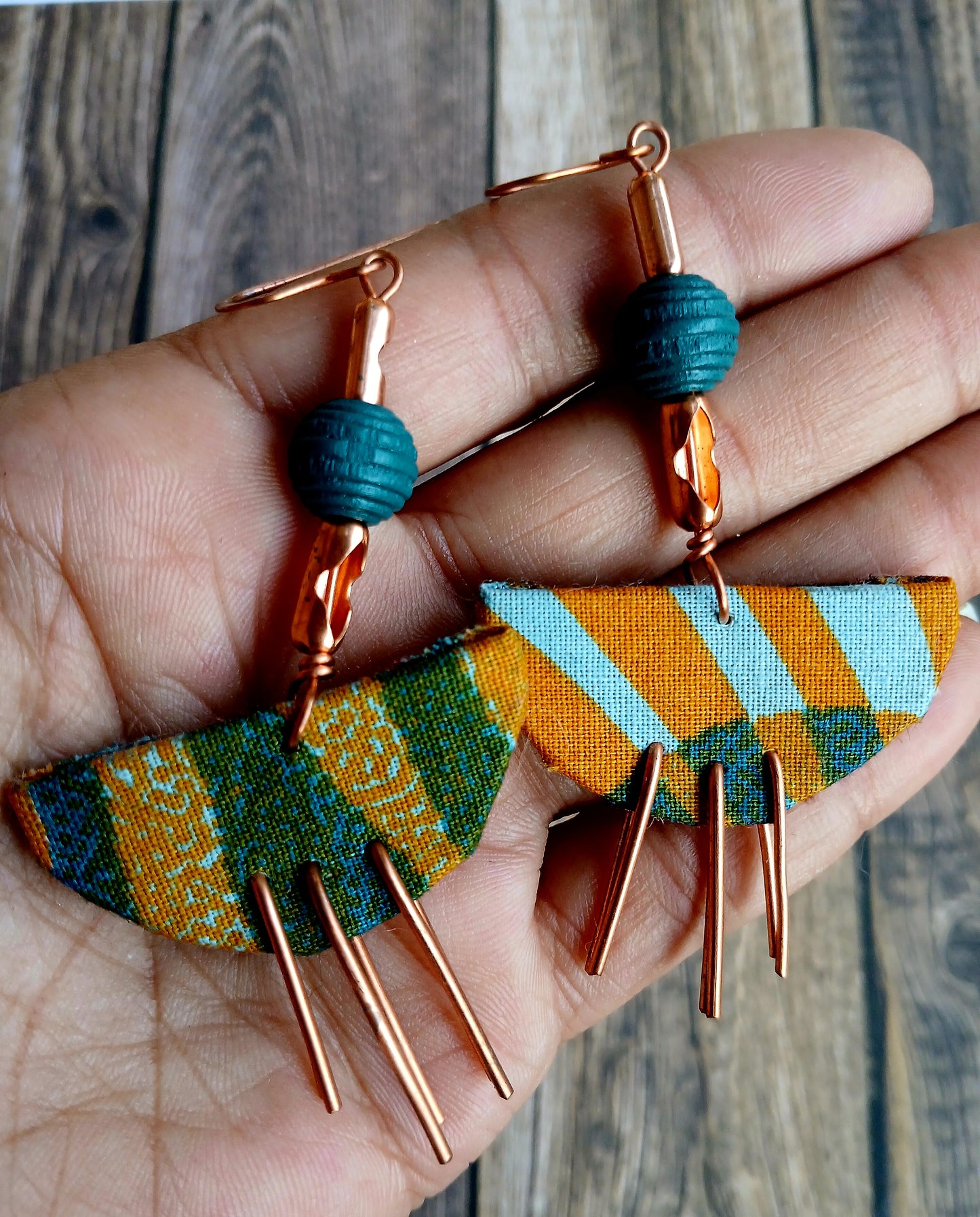 Fabric Earrings