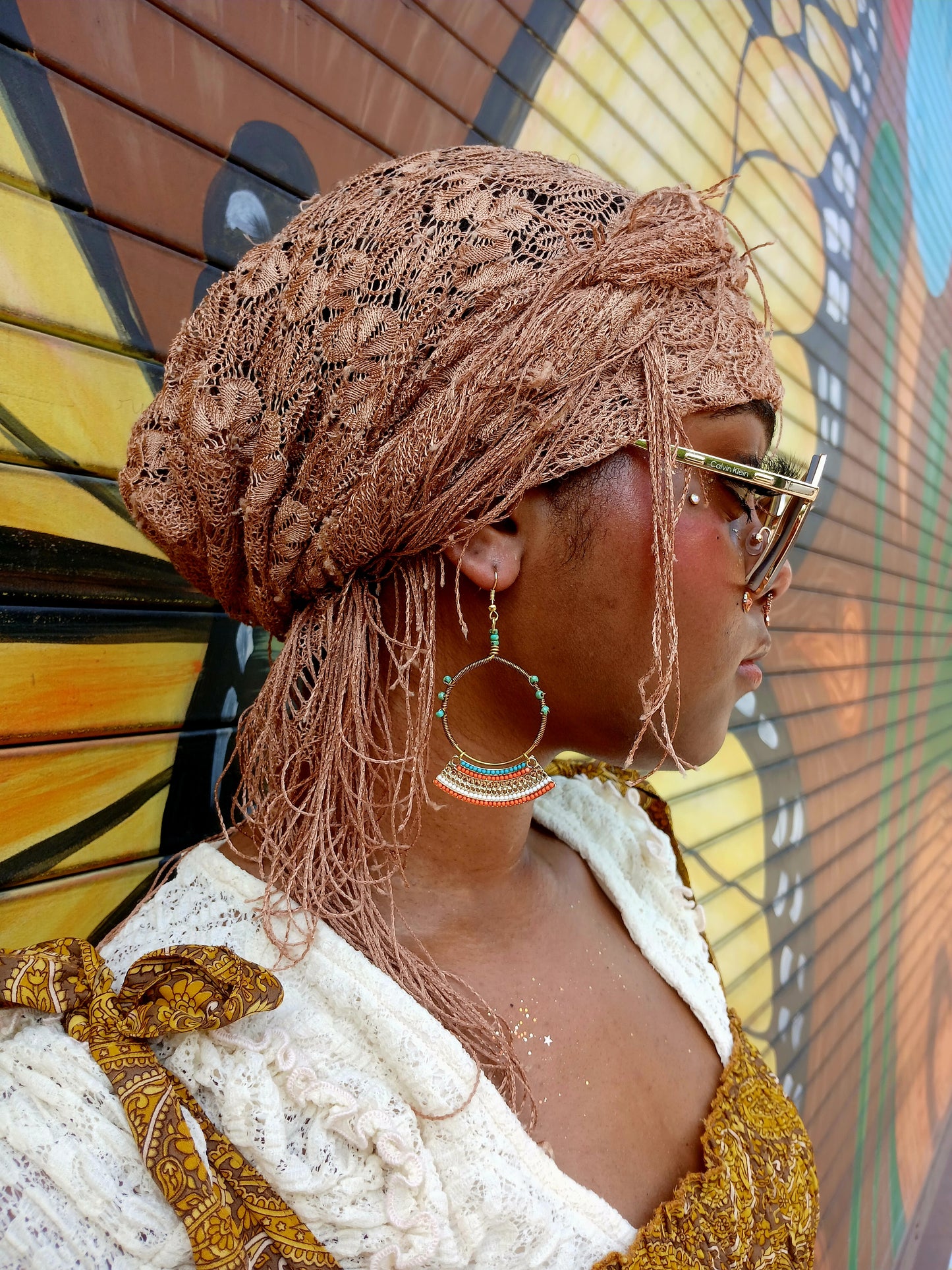 Afro Boho Earrings-A fusion