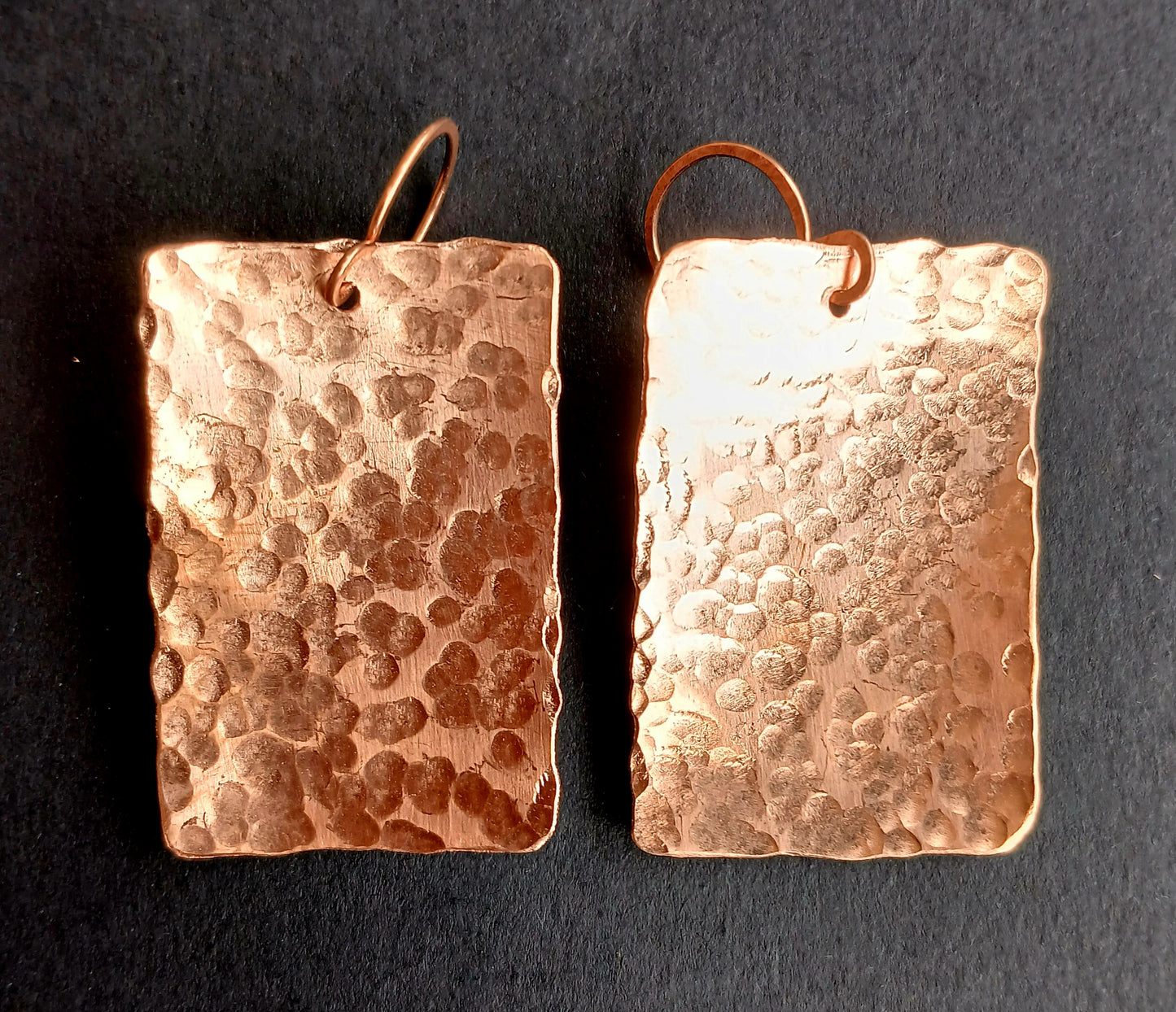 Copper Earrings (Raw, Bare)