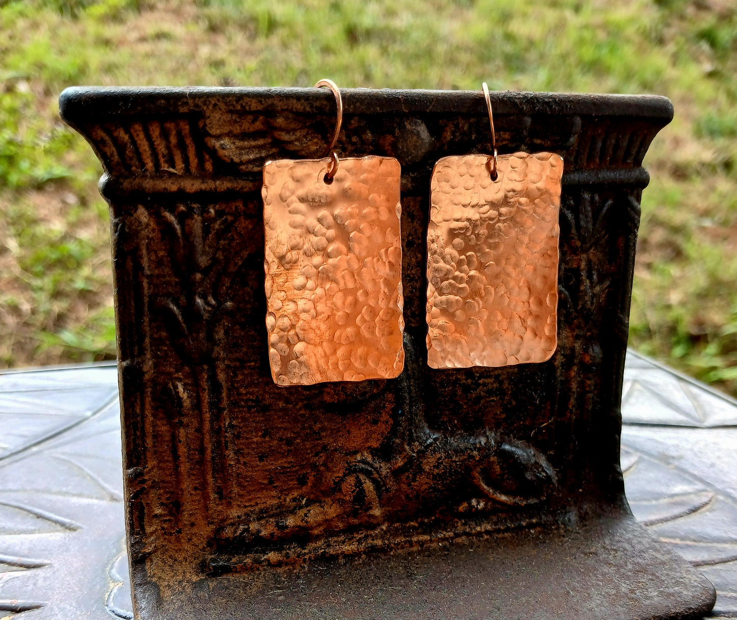 Copper Earrings (Raw, Bare)