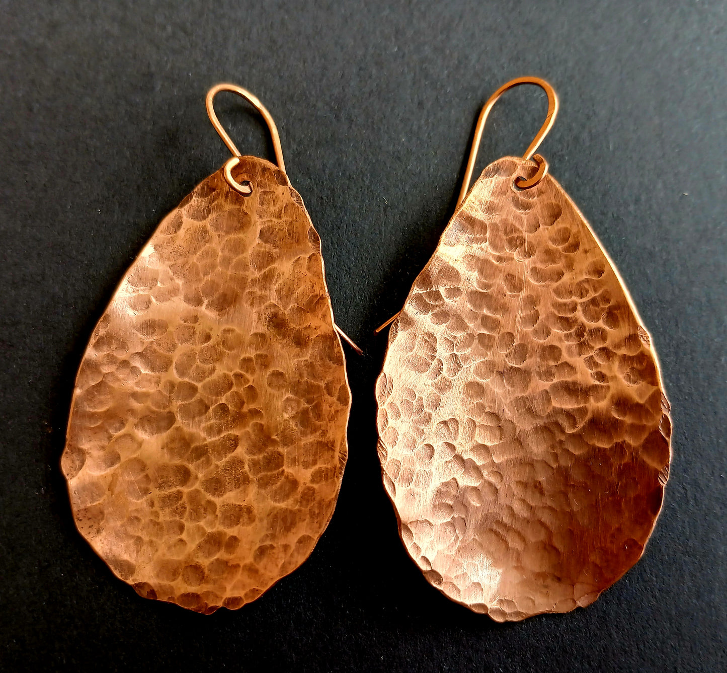 Copper Earrings (Torch scale)