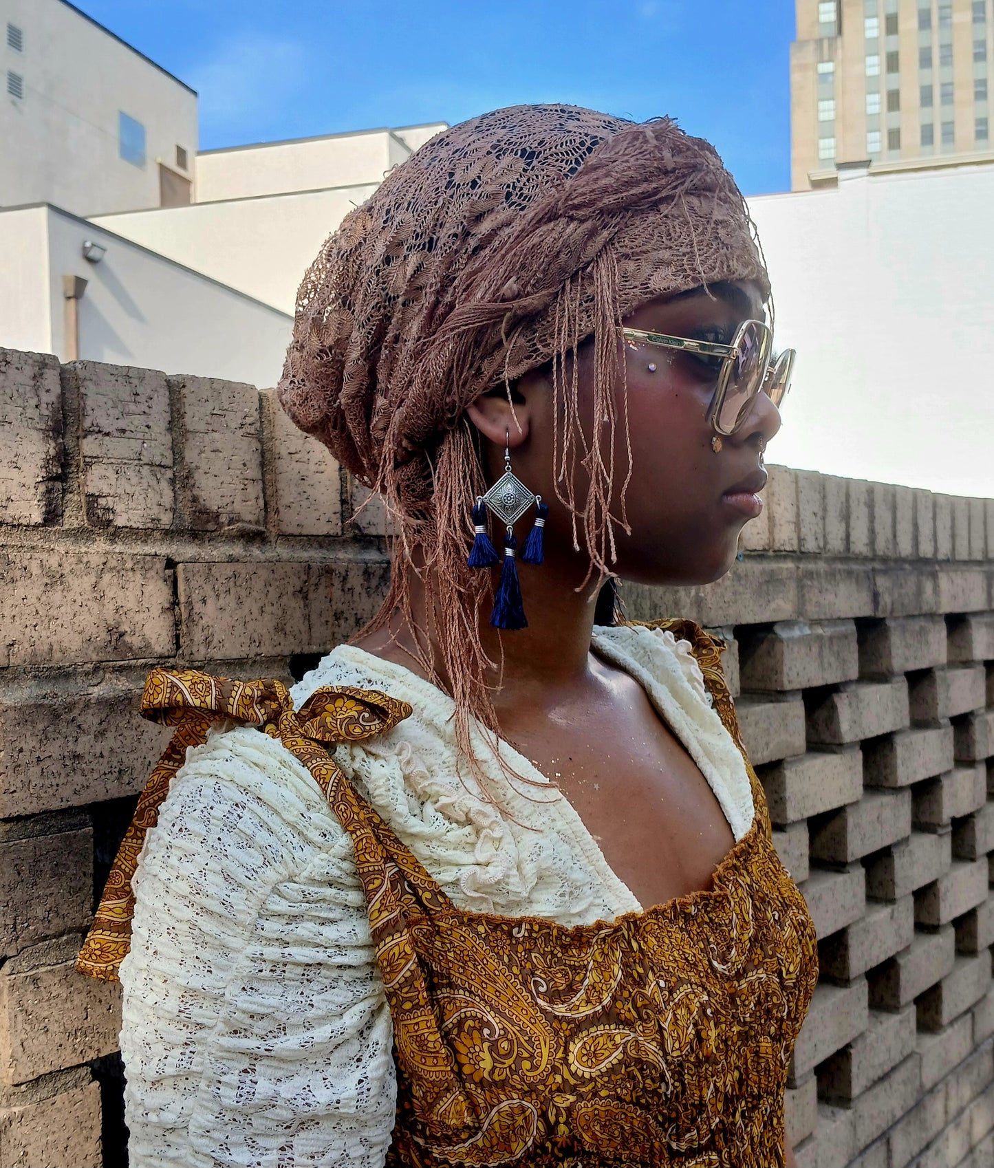 Afro Boho Earrings-Tassel