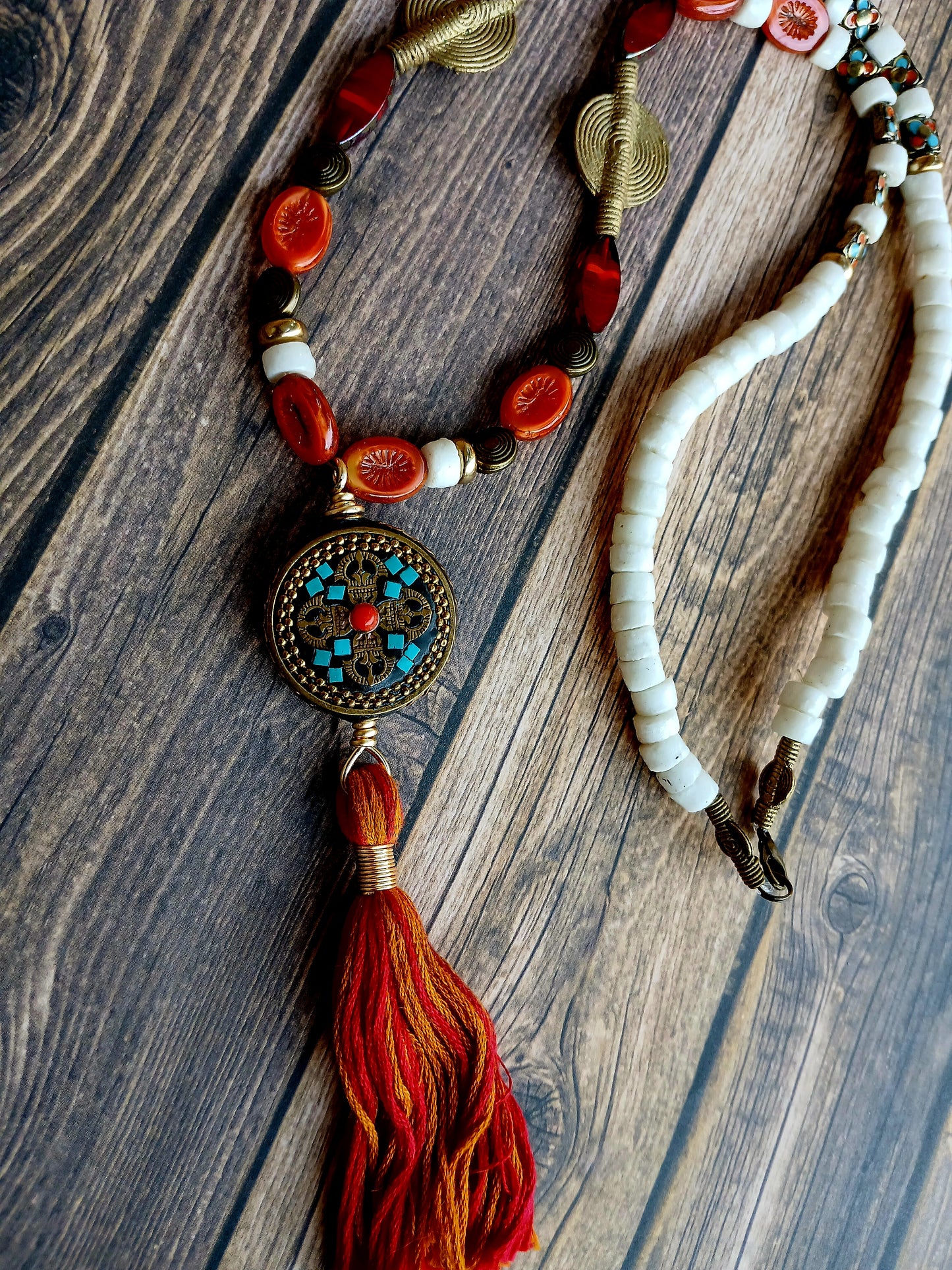 Tassle Necklace-Multicolors