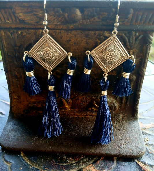Afro Boho Earrings-Tassel