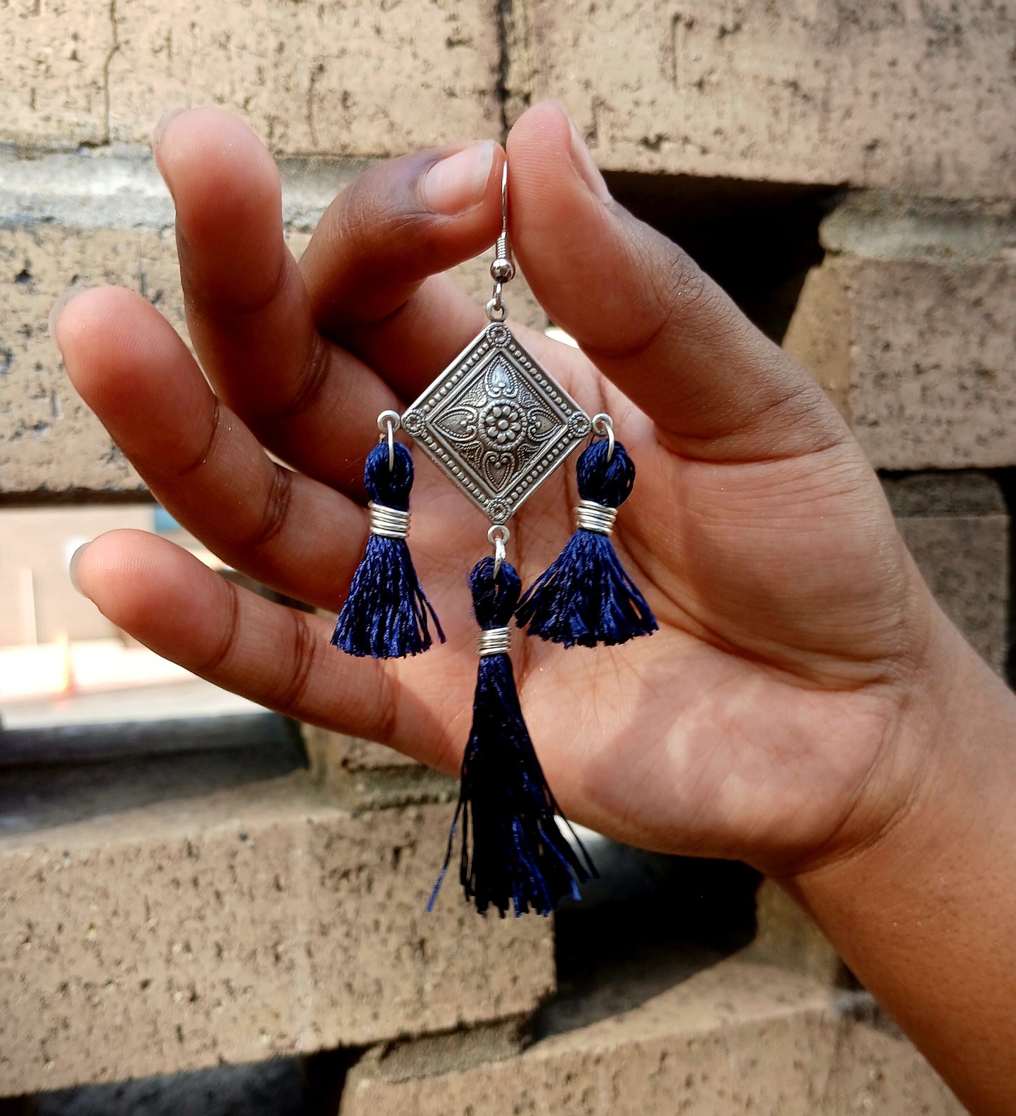 Afro Boho Earrings-Tassel