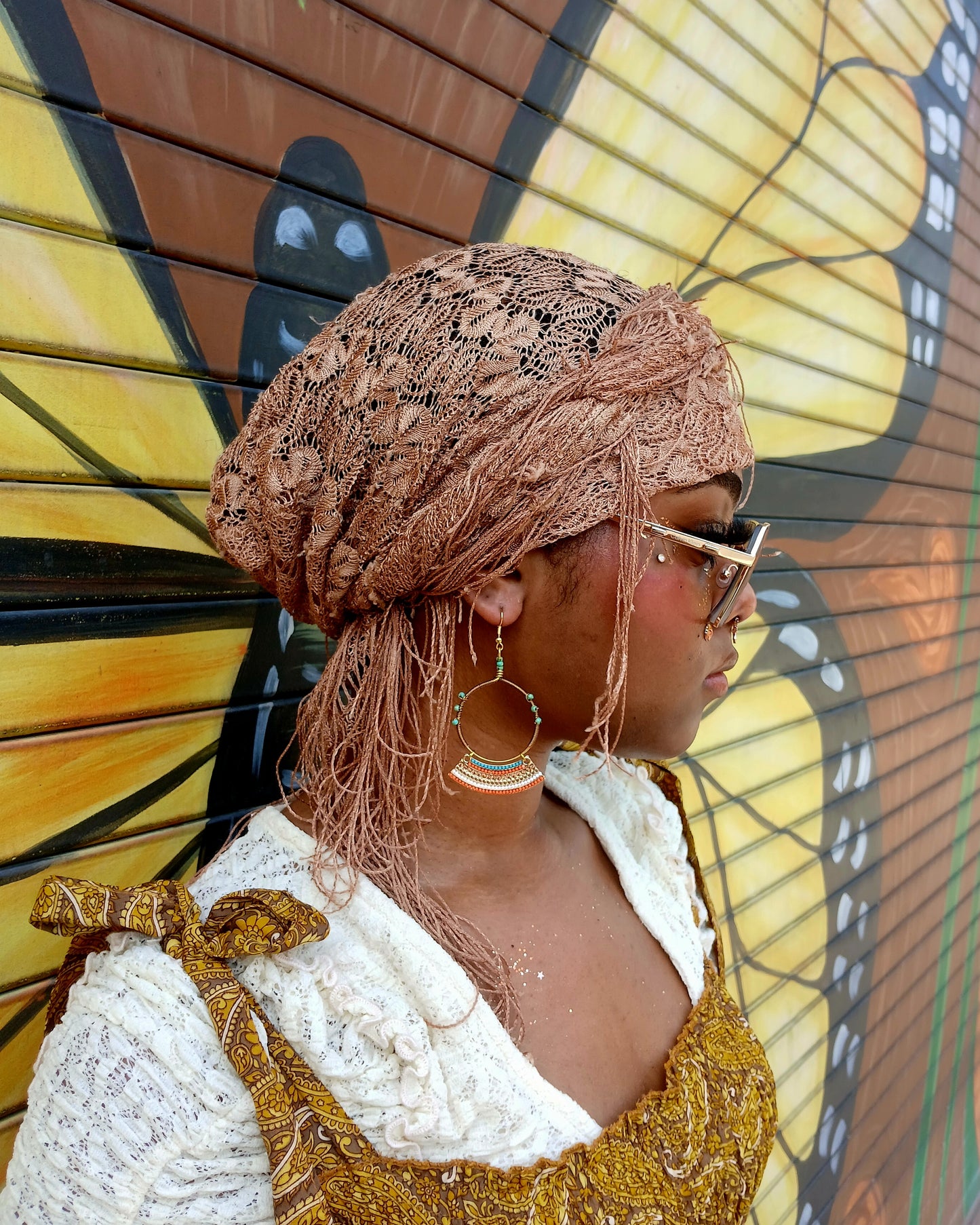 Afro Boho Earrings-A fusion