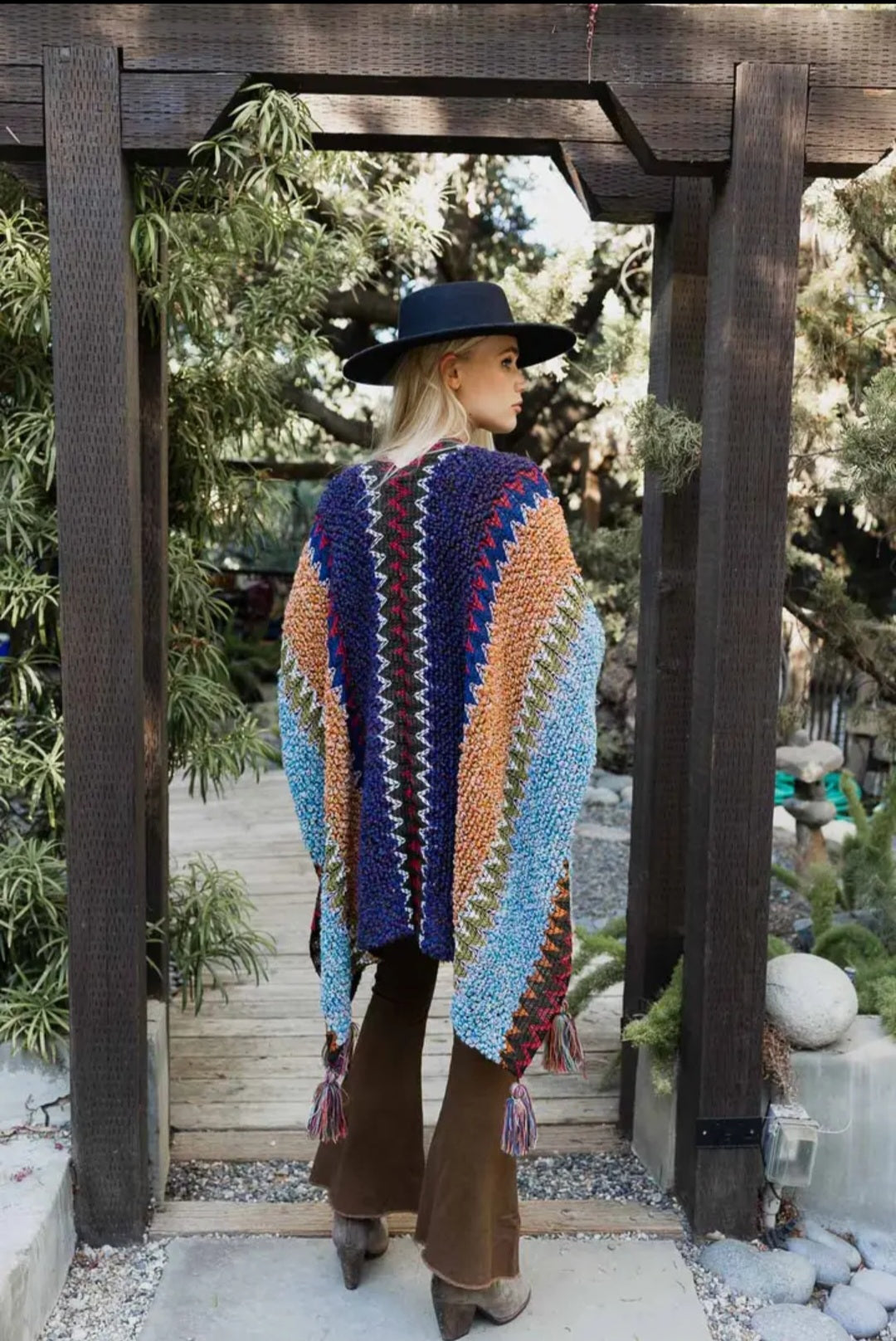Knitted Poncho