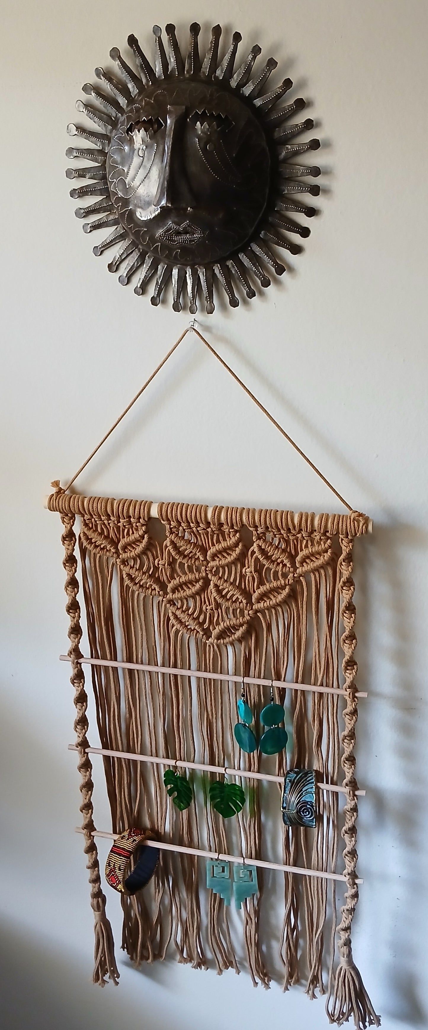 Macrame Jewelry Organizer