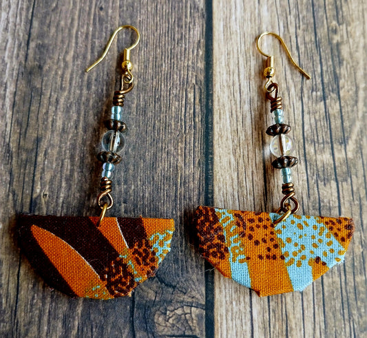 Fabric Earrings
