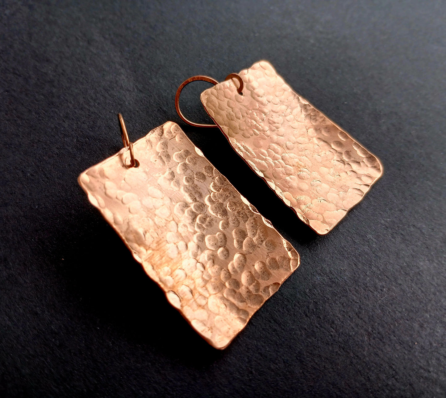 Copper Earrings (Raw, Bare)