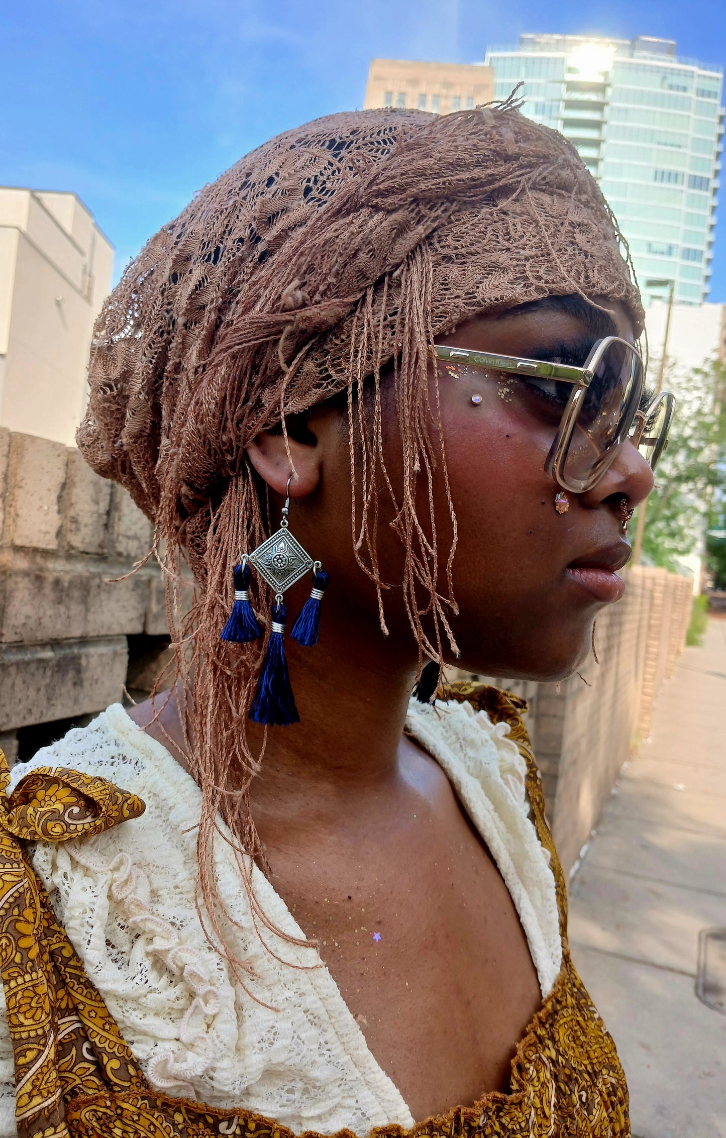Afro Boho Earrings-Tassel