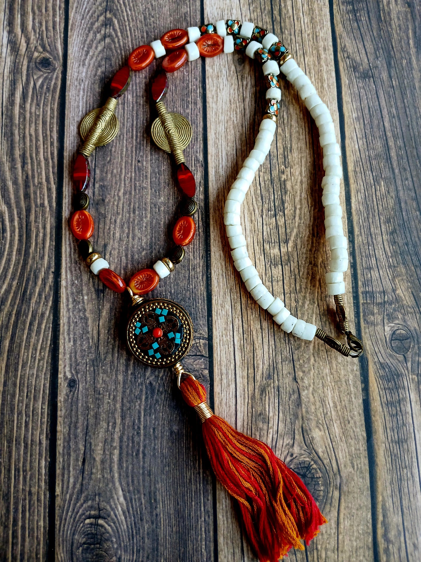 Tassle Necklace-Multicolors