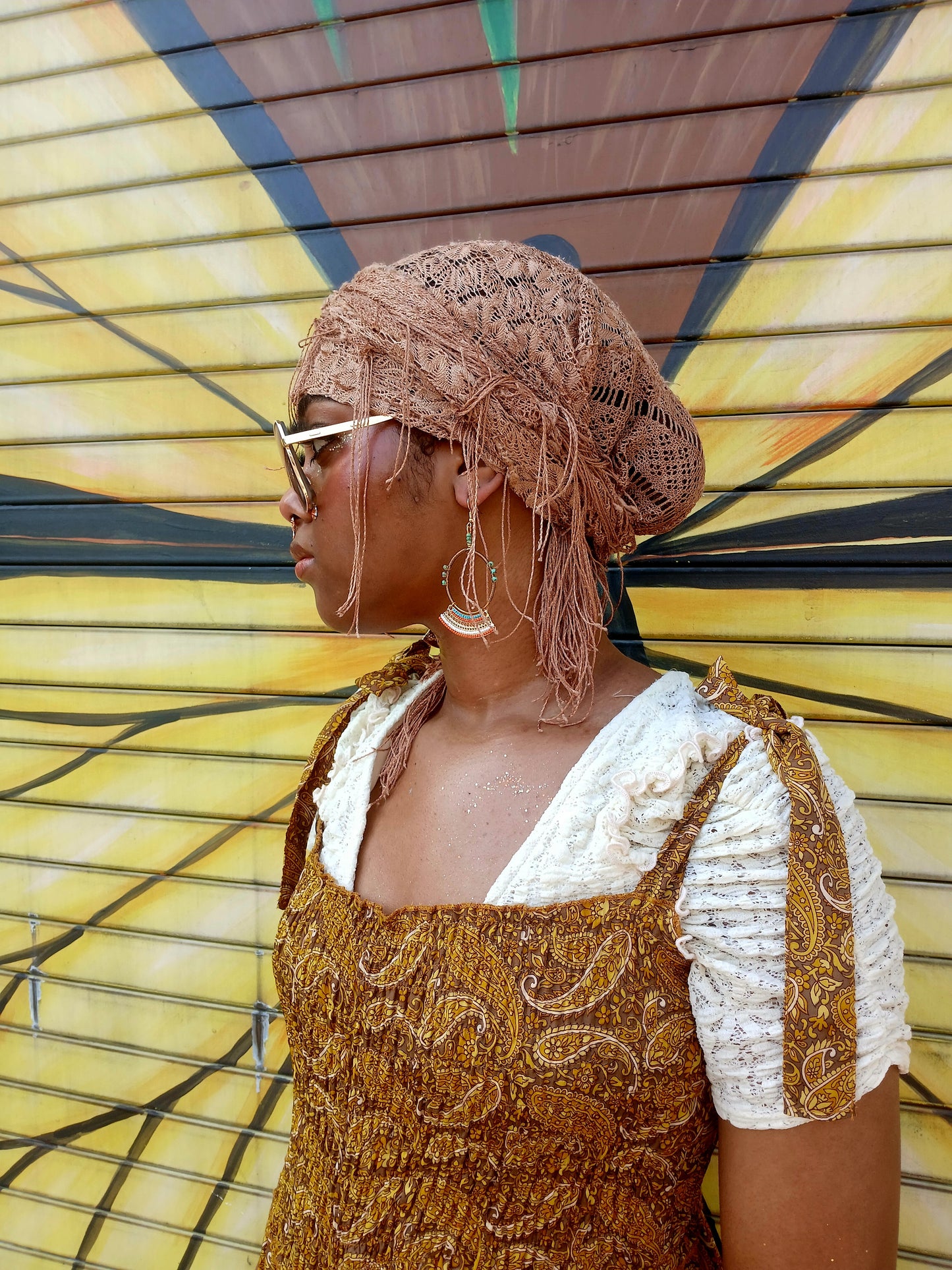 Afro Boho Earrings-A fusion